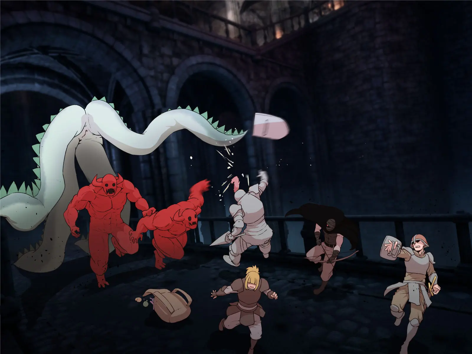 Nakadashi MP Kaifukuman Tanetsuke Dungeon Hen | 질내사정 MP회복맨 교배던전편